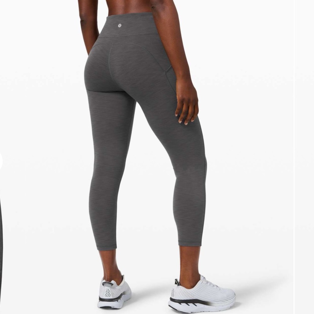 Lululemon Invigorate High-Rise Tight 25" Heathered Grey